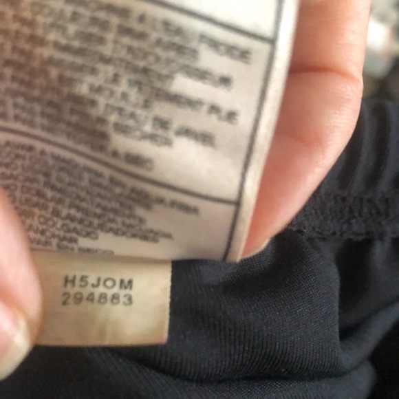 Women's Nike Dri Fit Running Pant Size L (12-14) Black Zip Back Pocket Outdoors - Picture 7 of 8